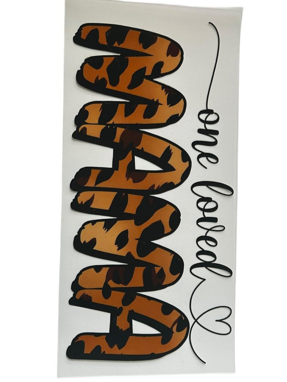 Leopard Mama Cup Wrap | One Loved Mama Tumbler